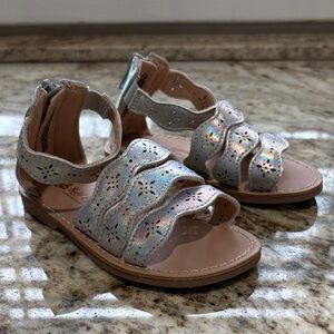 Self Esteem Kids Silver Sandals